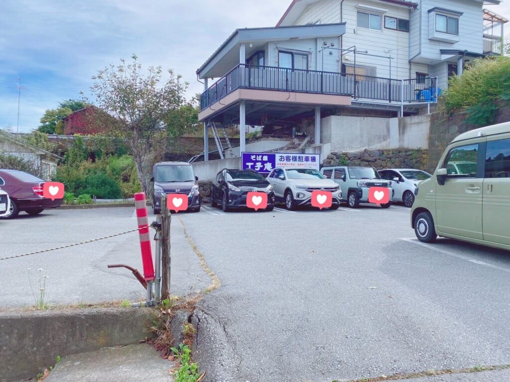 小諸　そば 丁子庵　駐車場