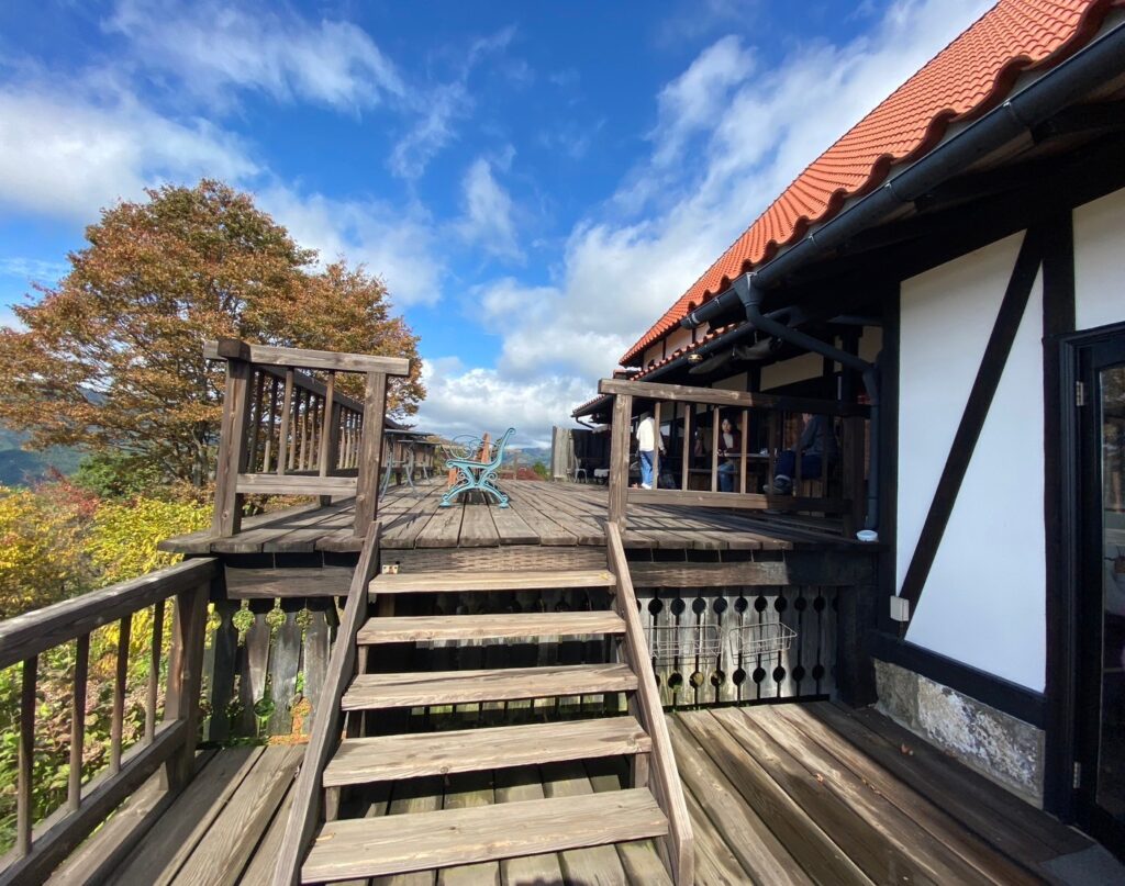 喫茶風香＆風の夢ギャラリー 上田ランチ 絶景ランチ テラス席